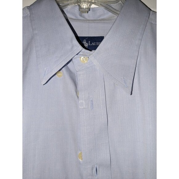 Ralph Lauren Button Up Shirt Men’s  Extra Large Blue Long Sleeved 100% Cotton - Picture 3 of 13
